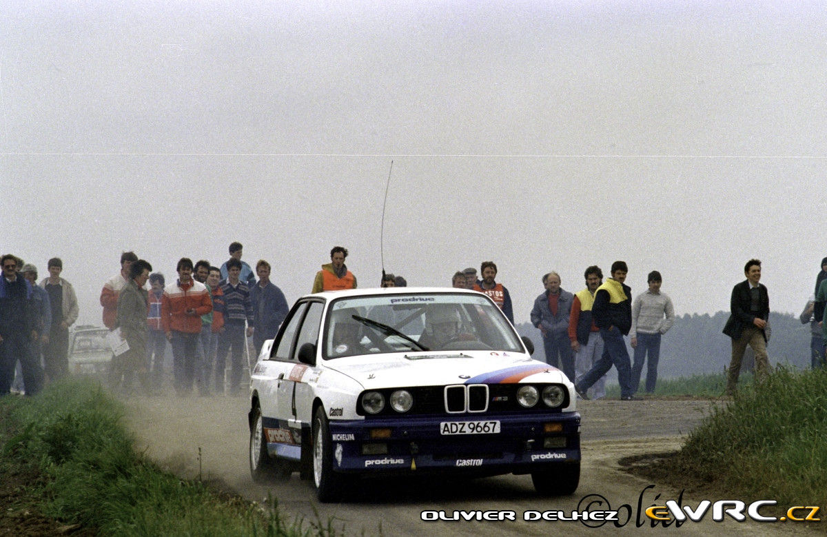 Duez Marc − Biar Georges − BMW M3 E30 − Lotto Haspengouwrally 1987