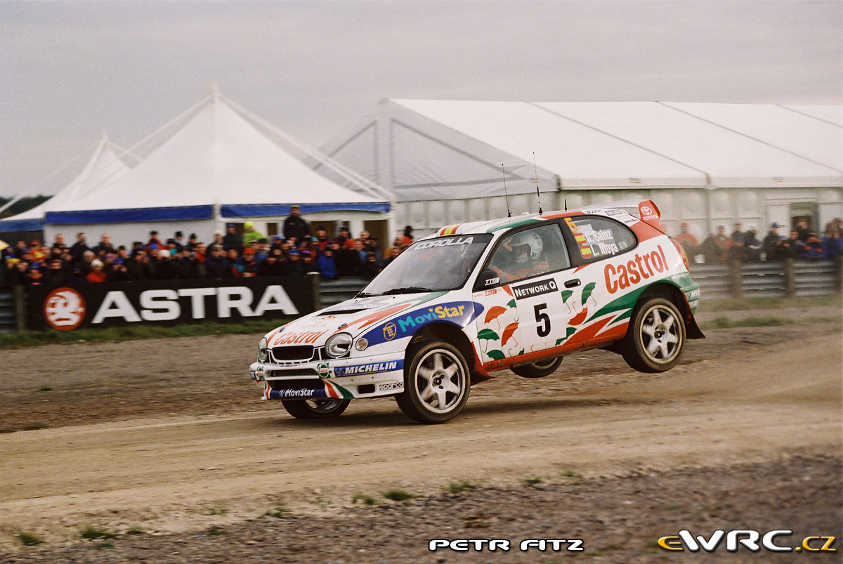 Carlos Sainz − Luis Moya − Toyota Corolla WRC − Network Q