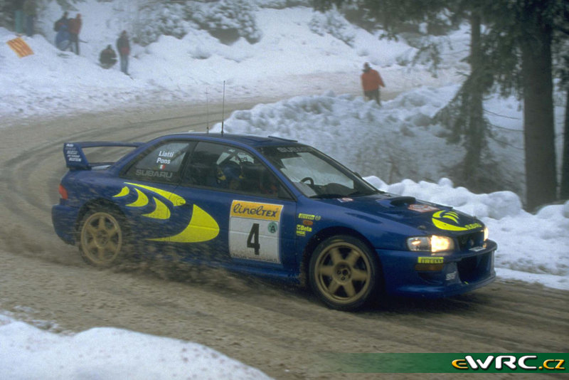 DECALS 1/43 REF 0016 SUBARU IMPREZA WRC PIERO LIATTI RALLYE MONTE CARLO 1997 